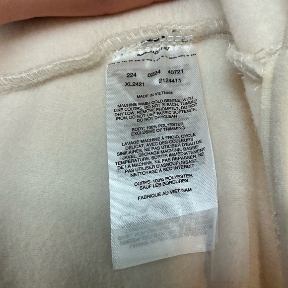 Columbia Chalk City Gray Heather Fleece Half Snap Jacket Medium - Picture 9 of 10